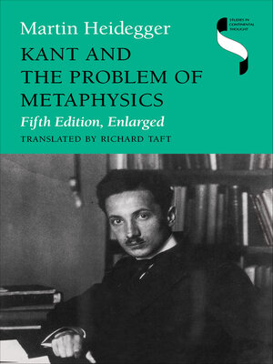 cover image of Kant and the Problem of Metaphysics